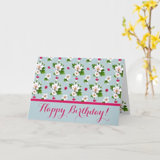 Carte Fleurs d'épines (Fleur jaune)