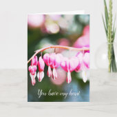 Carte Fleurs des Coeurs Saignants (Devant)