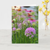 Carte Fleurs d'été (Fleur jaune)