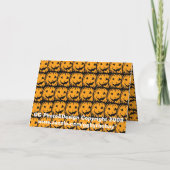 Carte Fleurs d'Halloween (Dos)