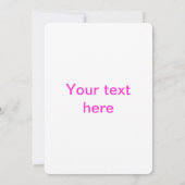 Carte Fleurs d'Hibiscus roses (Dos)