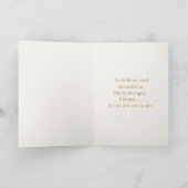 Carte Fleurs d'hortensia bleues | Pensées pour vous (Intérieur)