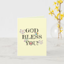 Fleurs « Dieu vous bénisse »