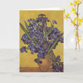 Carte Fleurs d'iris de Vincent Willem Van Gogh (Fleur jaune)