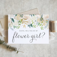 Fleurs D'Ivoire Douce Serez-Vous Ma Fille De Fleur