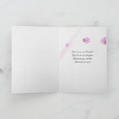 Carte Fleurs Doodle Pensées pour Toi (Intérieur)
