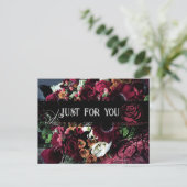 Carte Fleurs Dramatiques Rien Que Pour Vous (Debout devant)