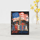 Carte Fleurs du 250e anniversaire des États-Unis d'Améri (Fleur jaune)