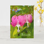 Carte fleurs du coeur qui saigne rose et pluie (Fleur jaune)