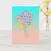 Carte Fleurs du désert (Fleur jaune)