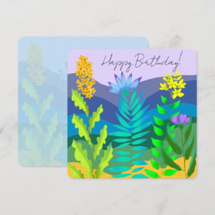 Carte Fleurs du désert