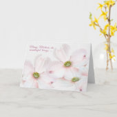 Carte Fleurs du Jour-crabapple de la mère (Fleur jaune)