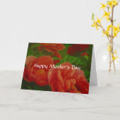 Carte fleurs du jour de la mère (Fleur jaune)