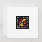 Carte Fleurs Du Milieu Du Siècle (Dos)