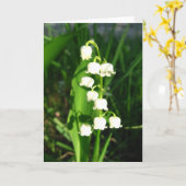 Carte Fleurs du muguet (Fleur jaune)