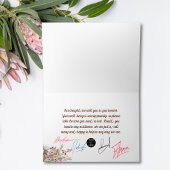 Carte Fleurs durant l'heure dorée Pensant à toi