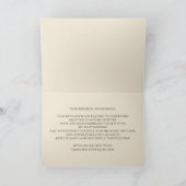 Carte Fleurs élégantes et pierres précieuses 50e anniver (Intérieur)