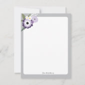 Carte Fleurs en Bocal Mason, Fiche de Recette (Dos)