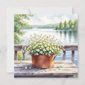Carte Fleurs en pot de cuivre sur Lakehouse Deck (Devant)