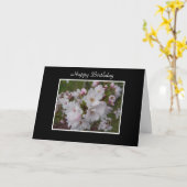Carte Fleurs en rose (Fleur jaune)