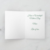 Carte Fleurs Et Coeurs Pour La Fête Des Mères (Intérieur)