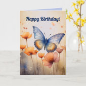 Carte Fleurs et papillon comestibles et modifiables (Fleur jaune)