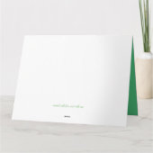 Carte Fleurs et verdure (Dos)