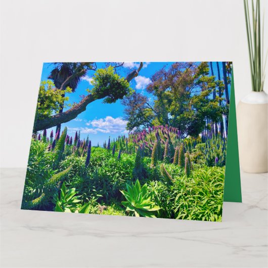 Carte Fleurs et verdure (Devant)