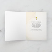 Carte Fleurs éthérées sur un cadre or orné Anniversaire (Intérieur)