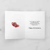 Carte Fleurs fabuleuses pour l'anniversaire de mariage d (Intérieur)