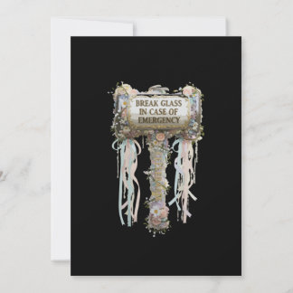 Carte Fleurs Fantaisistes "Cassez la Vitre en Cas d'Urge