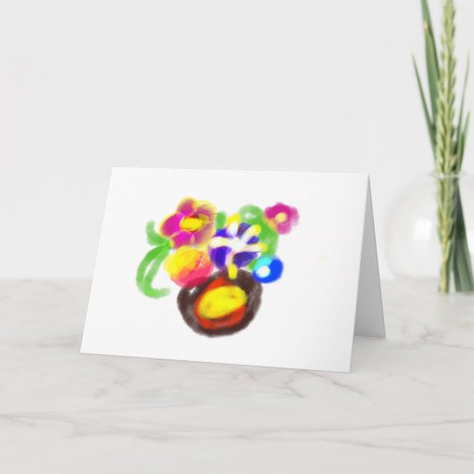 Carte Fleurs Fête des mères (Devant)