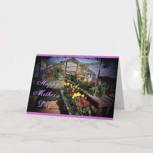 Carte Fleurs Fête des Mères (Devant)