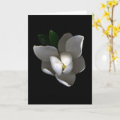 Carte Fleurs | Fleur de Magnolia blanc unique (Fleur jaune)