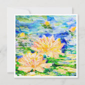 Carte Fleurs flottantes (Devant)