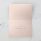 Carte Fleurs géométriques de printemps Seras-tu ma fille (Intérieur)