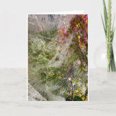 Carte Fleurs glacées, (Devant)