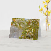 Carte Fleurs glacées, (Fleur jaune)