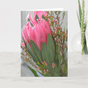 Carte Fleurs hawaïennes de Protea