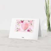 Carte Fleurs heureuses du jour de mère belles saluant (Dos)