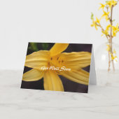 Carte fleurs jaunes (Fleur jaune)
