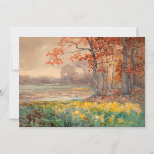 Carte Fleurs Jaunes en journée Grey Julian Onderdonk