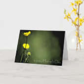 Carte Fleurs jaunes Fête des mères (Fleur jaune)