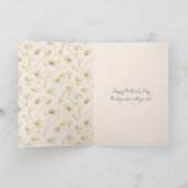 Carte Fleurs Joyeuse Fête des Mères (Intérieur)