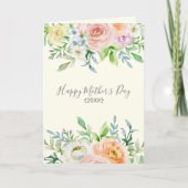 Carte Fleurs Joyeuse Fête des Mères (Devant)
