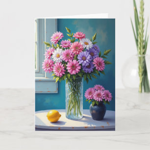 Carte Fleurs Lumineuses Douces