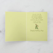 Carte Fleurs magnifiques avec poème Fête des Mères (Intérieur)