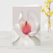 Carte Fleurs | Magnolia blanche (Fleur jaune)