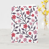 Carte Fleurs Maman Jour Vignes Fleurs (Fleur jaune)
