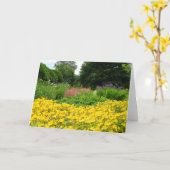 Carte Fleurs mélangées de jardin (Fleur jaune)